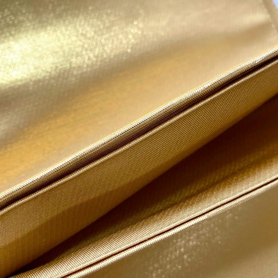 袋帯 品 本 金箔 作家物 落款あり ゴールド NO914 ファッション